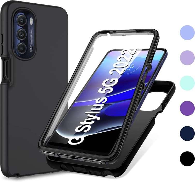 For Motorola Moto G Stylus 5G 2022, Full Body Case w/ Built-In Screen  Protector