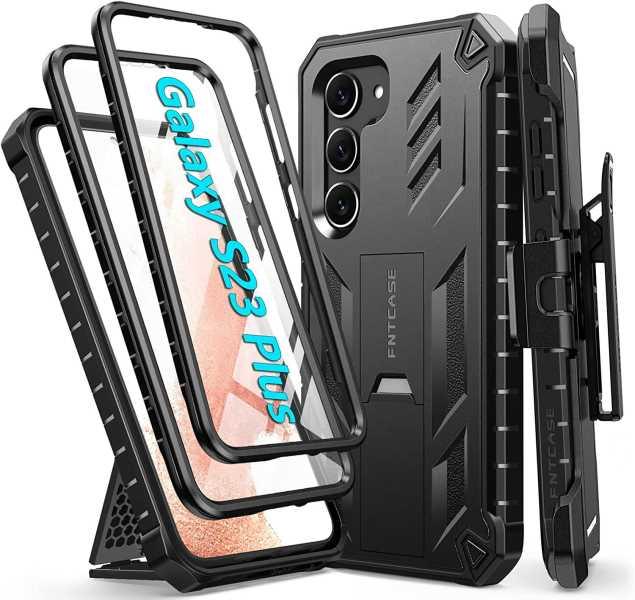 FNTCASE for Samsung Galaxy A23 5G Case: Military Grade Drop Proof  Protective Rugged Cell Phone Cover with Kickstand | Shockproof Textured  Bumper Heavy