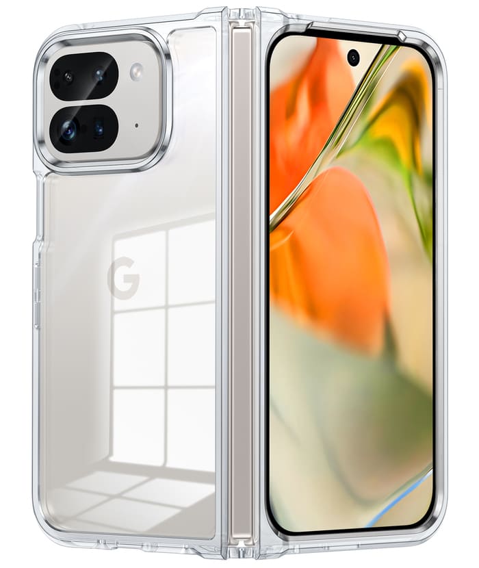 Foluu Custodia Per Google Pixel 9 Pro Fold 2024, Con Pellicola Protettiva Frontale Integrata, Pelle PU Ultra Sottile Custodia Protettiva Rigida In Policarbonato Durevole Per Google Pixel 9 Pro Fold - Foto 10