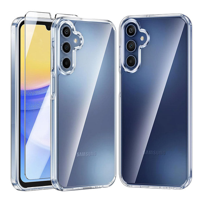 Galaxy A15 5G 6.5 inches Clear Case: Shockproof Protective Slim Silicone Hard Phone Case FNTCASE OFFICIAL Galaxy A15 5G 6.5 inches Clear Case: Shockproof Protective Slim Silicone Hard Phone Case FNTCASE OFFICIAL