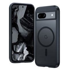 FNTCASE for Google Pixel 8A Case: Magnetic Charging Shockproof Magsafe Support - Frosted Oil Spray Touch