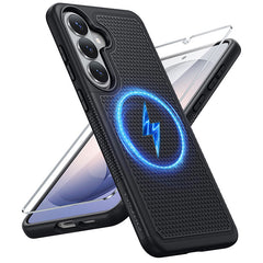 Samsung Galaxy S26 Plus Case: Magnetic Military Grade Drop Protection Anti-Slip Anti-Fingerprint Dual Layer Shockproof Phone Cover