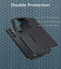 Galaxy A25 /A24 5G Shock Protection Cell Phone Case Sturdy Cover with Non-Slip Texture