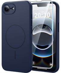 iPhone 17E/16E Phone Case: Magsafe Integrated Silicone Phone Cases with Military Grade Shockproof Protective Cover