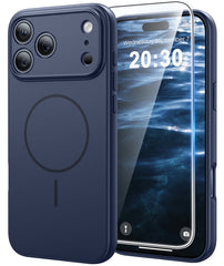 iPhone 17 Pro Max Handyhülle: MagSafe-integrierte Silikonhülle mit stoßfestem Schutz nach Militärstandard 