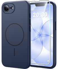 iPhone 17E 16E Phone Case: Magsafe Integrated Silicone Phone Cases with Military Grade Shockproof Protective Cover