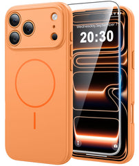 iPhone 17 Pro Phone Case: Magsafe Integrated Silicone Phone Cases with Military Grade Shockproof Protective Cover