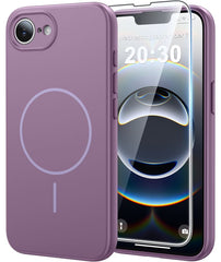 iPhone 17E/16E Phone Case: Magsafe Integrated Silicone Phone Cases with Military Grade Shockproof Protective Cover