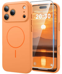 iPhone 17 Pro Phone Case: Magsafe Integrated Silicone Phone Cases with Military Grade Shockproof Protective Cover