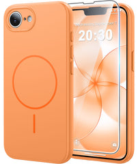 iPhone 17E 16E Phone Case: Magsafe Integrated Silicone Phone Cases with Military Grade Shockproof Protective Cover