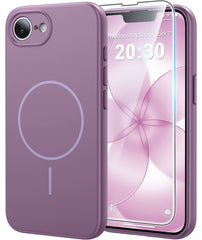 iPhone 17E 16E Phone Case: Magsafe Integrated Silicone Phone Cases with Military Grade Shockproof Protective Cover