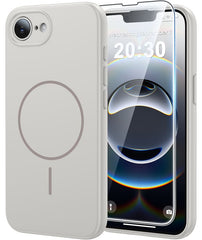 iPhone 17E/16E Phone Case: Magsafe Integrated Silicone Phone Cases with Military Grade Shockproof Protective Cover