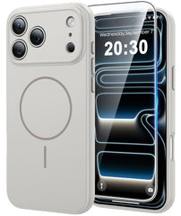 iPhone 17 Pro Phone Case: Magsafe Integrated Silicone Phone Cases with Military Grade Shockproof Protective Cover