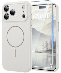 iPhone 17 Pro Phone Case: Magsafe Integrated Silicone Phone Cases with Military Grade Shockproof Protective Cover