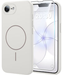 iPhone 17E 16E Phone Case: Magsafe Integrated Silicone Phone Cases with Military Grade Shockproof Protective Cover