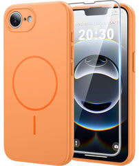 iPhone 17E/16E Phone Case: Magsafe Integrated Silicone Phone Cases with Military Grade Shockproof Protective Cover