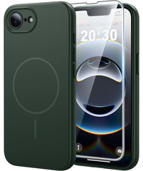 iPhone 17E/16E Phone Case: Magsafe Integrated Silicone Phone Cases with Military Grade Shockproof Protective Cover