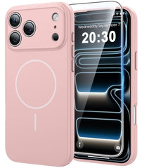 iPhone 17 Pro Phone Case: Magsafe Integrated Silicone Phone Cases with Military Grade Shockproof Protective Cover