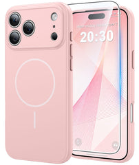 iPhone 17 Pro Phone Case: Magsafe Integrated Silicone Phone Cases with Military Grade Shockproof Protective Cover