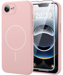 iPhone 17E/16E Phone Case: Magsafe Integrated Silicone Phone Cases with Military Grade Shockproof Protective Cover