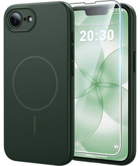 iPhone 17E 16E Phone Case: Magsafe Integrated Silicone Phone Cases with Military Grade Shockproof Protective Cover