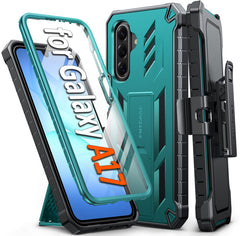 Samsung Galaxy A17 Phone Case: Rugged Protective Phone Case with Belt Clip Holster and Kickstand