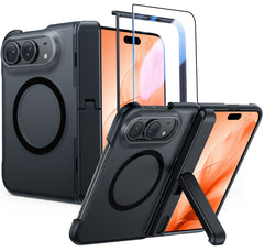 iPhone Duo Phone Case with Kickstand Hinge Protection Shockproof