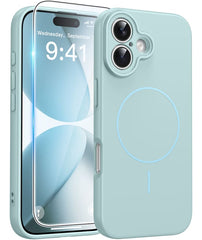 iPhone 17 Phone Case: Magsafe Integrated Silicone Phone Cases with Military Grade Shockproof Protective Cover