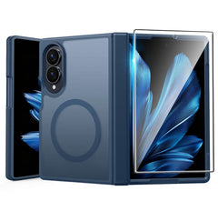 Samsung Galaxy Z Fold 8 with Hinge Protection Translucent MagSafe Matte Case Military Grade Shockproof Protective Phone Cover