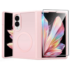 Samsung Galaxy Z Fold 8 with Hinge Protection Translucent MagSafe Matte Case Military Grade Shockproof Protective Phone Cover