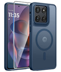 Motorola Moto G Stylus 5G 2026/ 2025 Phone Case: Magnetic Translucent Matte Shockproof Slim Phone Cover - Military Grade Drop Proof Hard Back Anti-Fingerprint Protective Case