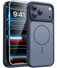 iPhone 17 Pro Phone Case: Military Grade Shockproof Protective Magsafe Spliced Colors Design‌