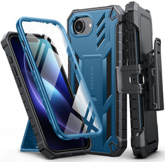 iPhone 17E 2026 Phone Case: Rugged Protective Phone Case with Belt Clip Holster and Kickstand