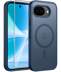 Google Pixel 10A Phone Case: Magnetic Translucent Matte Shockproof Slim Phone Cover - Military Grade Drop Proof Hard Back Anti-Fingerprint Protective Case