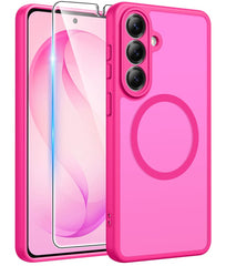 Samsung Galaxy S26 Case: Strong Magnetic Translucent Matte Slim Shockproof Protective Drop Full Protection Phone Cover