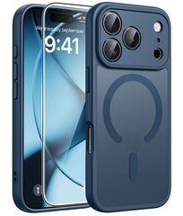 FNTCASE for iPhone 17 Pro Case: Strong Magnetic Translucent Matte Slim Shockproof Protective Drop Full Protection Phone Cover