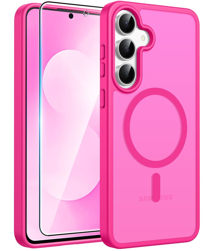 Samsung Galaxy S25 FE Case: Strong Magnetic Translucent Matte Slim Shockproof Protective Drop Protection Phone Cover – FNTCASE OFFICIAL Samsung Galaxy S25 FE Case: Strong Magnetic Translucent Matte Slim Shockproof Protective Drop Protection Phone Cover – FNTCASE OFFICIAL
