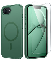 FNTCASE iPhone 16用電話ケース: 磁気マットテクスチャ耐衝撃ミリタリーグレード落下保護携帯電話カバー