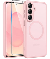 Samsung Galaxy S26 Plus Case: Strong Magnetic Translucent Matte Slim Shockproof Protective Drop Full Protection Phone Cover