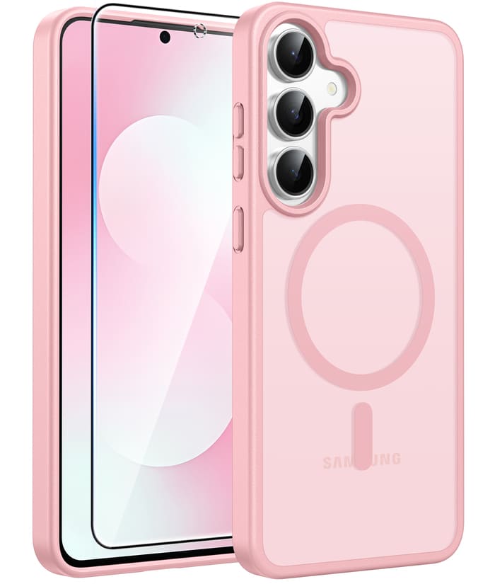 Samsung Galaxy S25 FE Case: Strong Magnetic Translucent Matte Slim Shockproof Protective Drop Protection Phone Cover FNTCASE OFFICIAL Samsung Galaxy S25 FE Case: Strong Magnetic Translucent Matte Slim Shockproof Protective Drop Protection Phone Cover FNTCASE OFFICIAL
