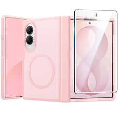 Samsung Galaxy Z Fold 8 with Hinge Protection Translucent MagSafe Matte Case Military Grade Shockproof Protective Phone Cover