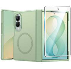 Samsung Galaxy Z Fold 8 with Hinge Protection Translucent MagSafe Matte Case Military Grade Shockproof Protective Phone Cover