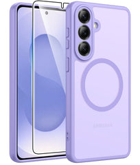 Samsung Galaxy S26 Case: Strong Magnetic Translucent Matte Slim Shockproof Protective Drop Full Protection Phone Cover