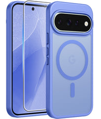 Google Pixel 11/ 11 Pro Case, FNTCASE Translucent Matte Magnetic Shockproof Cover, Military Drop-Tested Anti-Fingerprint Hard Back
