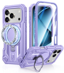 FNTCASE for iPhone 17 Pro Max Case with Ring Holder Magnetic Kickstand Military Grade Shockproof Protective Rugged Cell Phone Cover