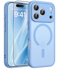 FNTCASE for iPhone 17 Pro Max Case: Strong Magnetic Translucent Matte Slim Shockproof Protective Drop Full Protection Phone Cover