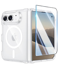 iPhone Duo 2026 Clear Case: Magnetic Charging Shockproof Magsafe Support
