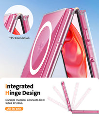 FNTCASE for Motorola Razr Ultra 2025 Phone Case: Magnetic Charging Anti Yellowing Shockproof Magsafe Support Phone Case