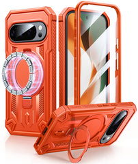 FNTCASE for Google Pixel 10 Pro XL/ 9 Pro XL Case with Ring Holder Magnetic Kickstand Military Grade Shockproof Protective Rugged Cell Phone Cover