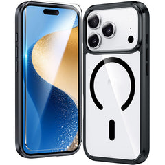 FNTCASE For iPhone 17 Pro 6.3 inch Clear Case: Magnetic Charging Shockproof Magsafe Support